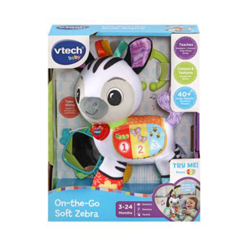 VTech On-the-Go Soft Zebra Toy