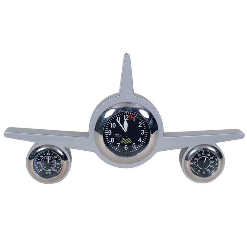 Retro Plane Weather Clock