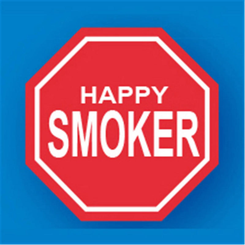 Happy Smoker PVC Sign Keyring