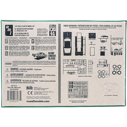 1966 Plymouth Barracuda Hemi Plastic Kit 1:25 Scale Figure