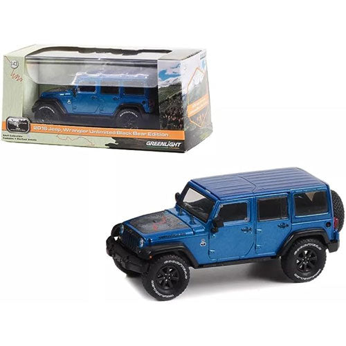 2016 Jeep Wrangler Rubicon Hard Rock 1:43 Scale (Green)