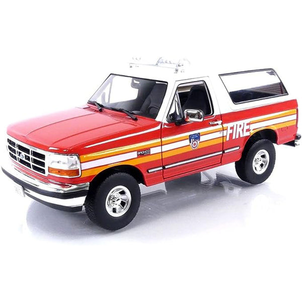 1996 FDNY Ford Bronco 1:18 Model Car