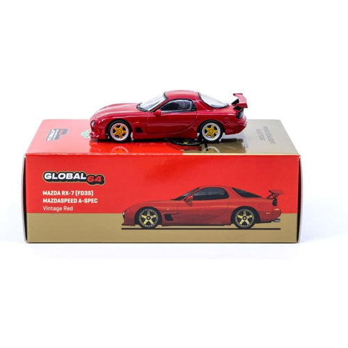 Mazda RX-7 FD3S Mazdaspeed 1:64 Model Car (Vintage Red)