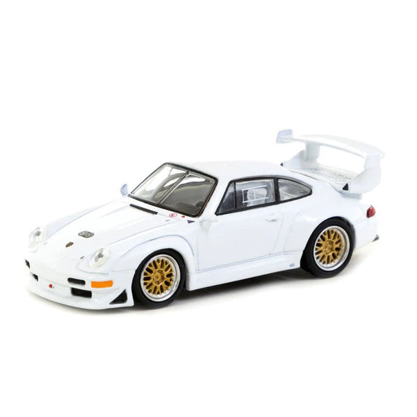 Porsche 911 GT2 1/64 Scale Model (White)