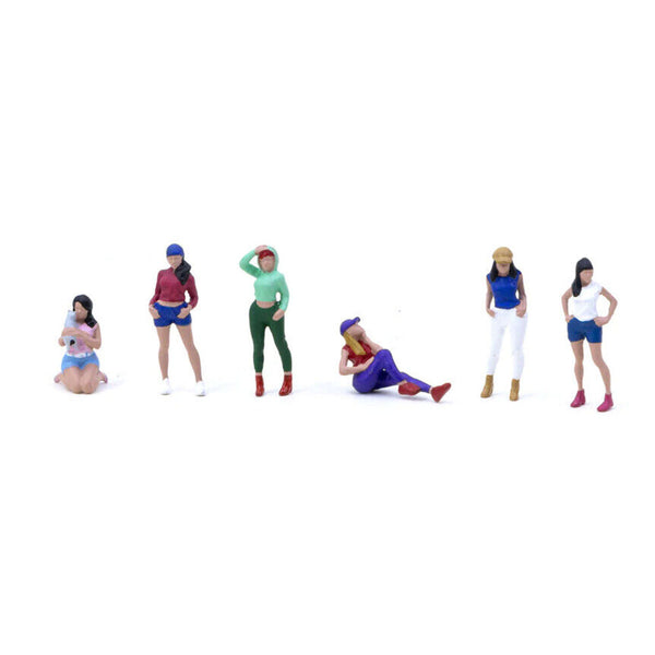 Tarmac Girls Night Out 1/64 Scale Figure Set