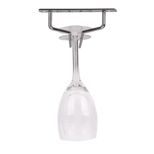 Bartender Single Glass Stemware Rack 28cm (Chrome)