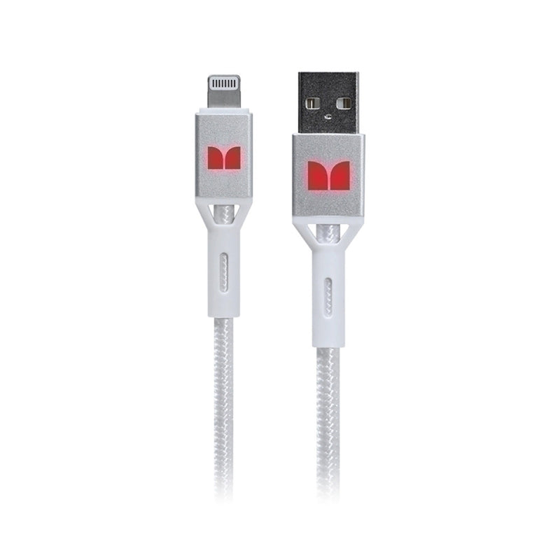 Monster Lightning naar USB-A Cable 2m (wit)