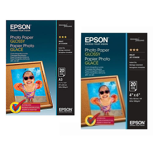 Epson Glossy Photo Paper 20pc