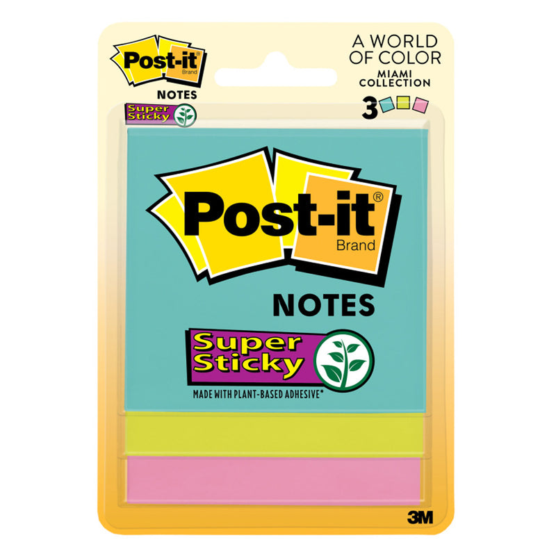 Post-It Super Sticky Notes (3x3in)