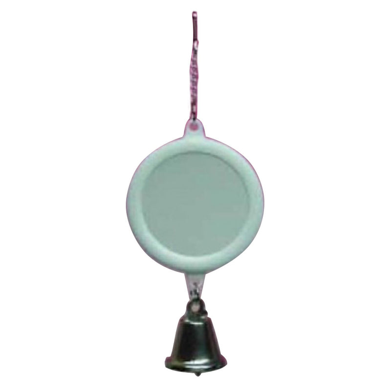 Elite Pet Round Mirror met Bell Bird Toy