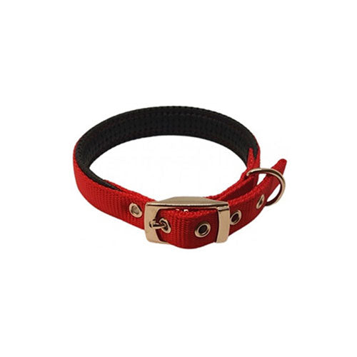 Nylon Padded Collar (Red)