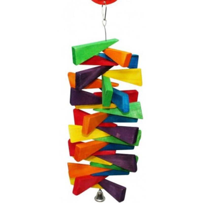 Hanging Wood Blocks Pet Toys