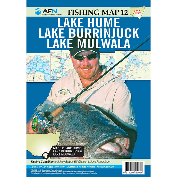 Lake Hume, Burrinjuck, Mulwala Map