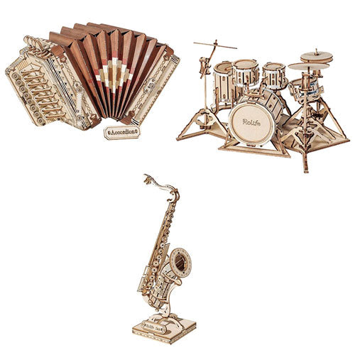 Classical 3D Instrument Wooden Puzzle