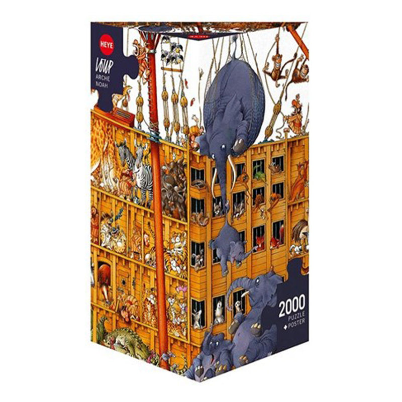 Heye driehoekige loup jigsaw puzzel 2000pcs