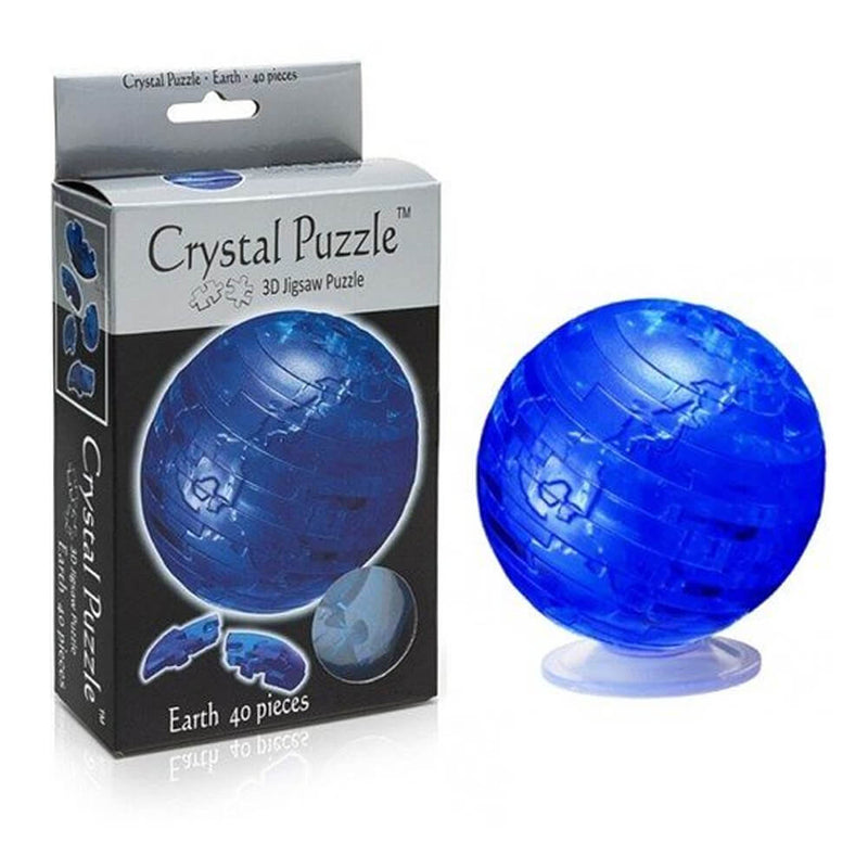 3D Crystal Puzzle Blue Earth