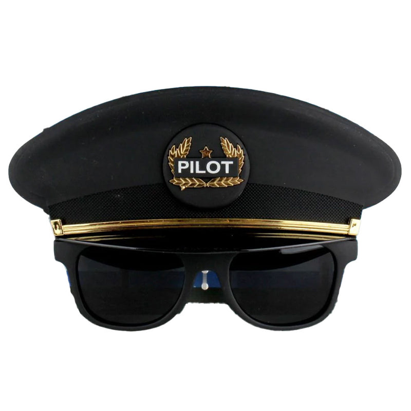 Sunstaches Pilot Cap (Black)