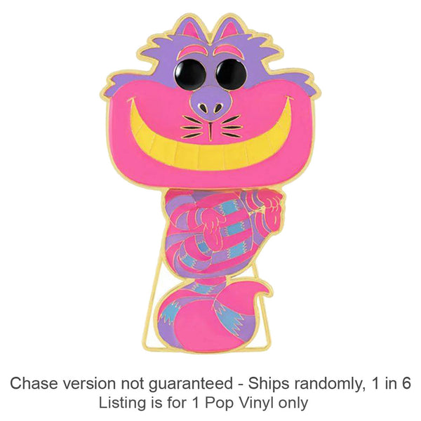 Alice in Wonderland Cheshire Cat Glow Blacklight Pop! Pin