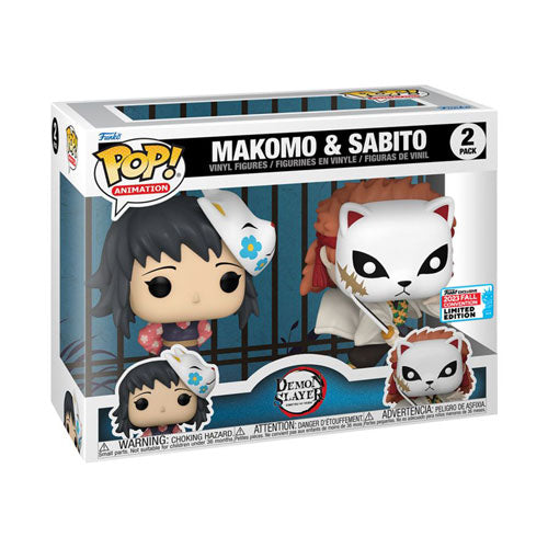 Demon Slayer Sabito & Makomo Pop! 2Pk NYCC 2023 US Exclusive