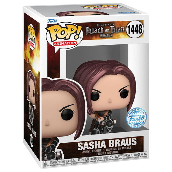 Attack on Titan Sasha Braus US Exclusive Metallic Pop! Vinyl