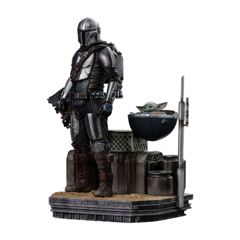 Star Wars: Mandalorian Din Djarin & Din Grogu 1:10 Statue