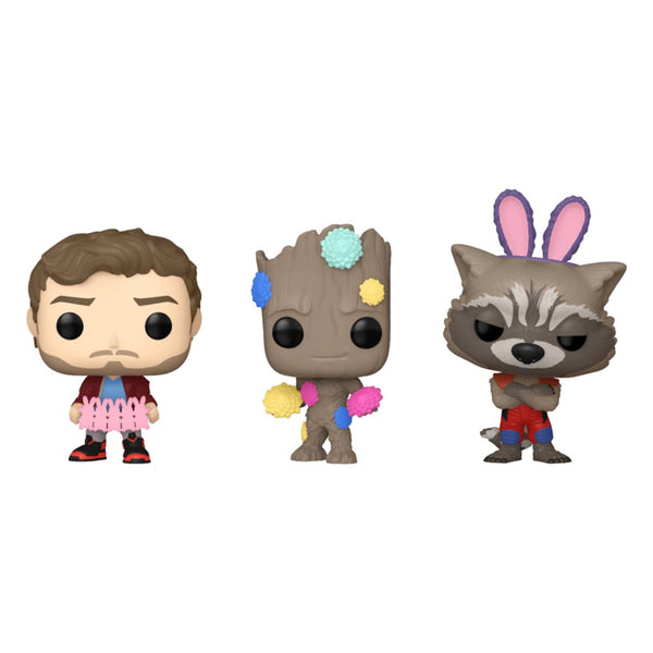 Star-Lord, Groot, & Rocket Carrot Pocket Pop! 3pk