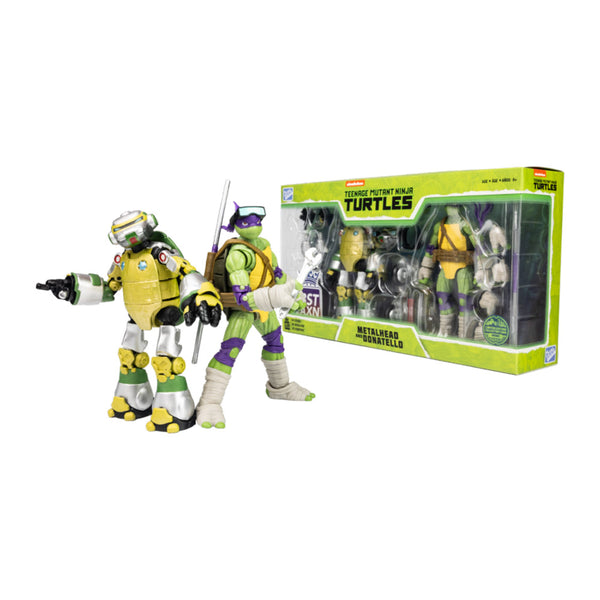 TMNT Metalhead & Donatello BST AXN 1:15 Scale Action Figue