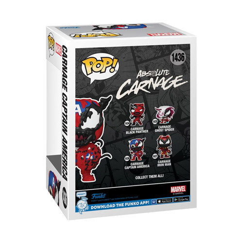 Marvel: Carnageized Captain America Pop! Vinyl