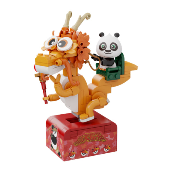 Kung Fu Panda Po on SkateKart Buildable Figure