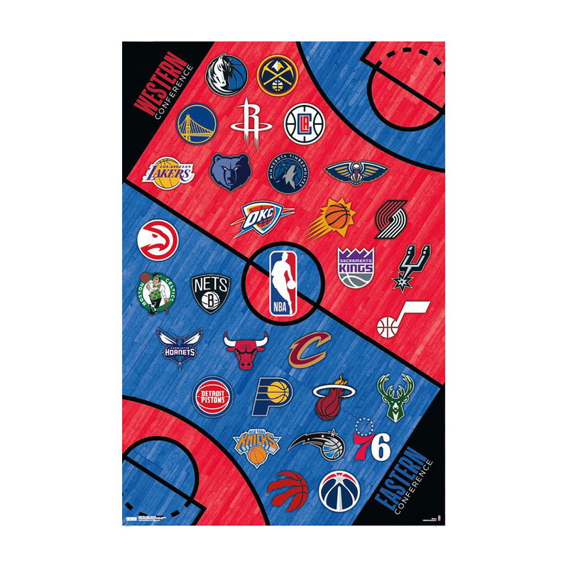 NBA League Logos -poster