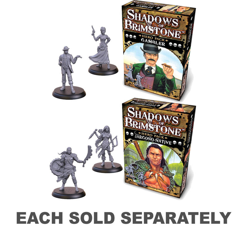 Shadows of Brimstone Miniature Hero Pack