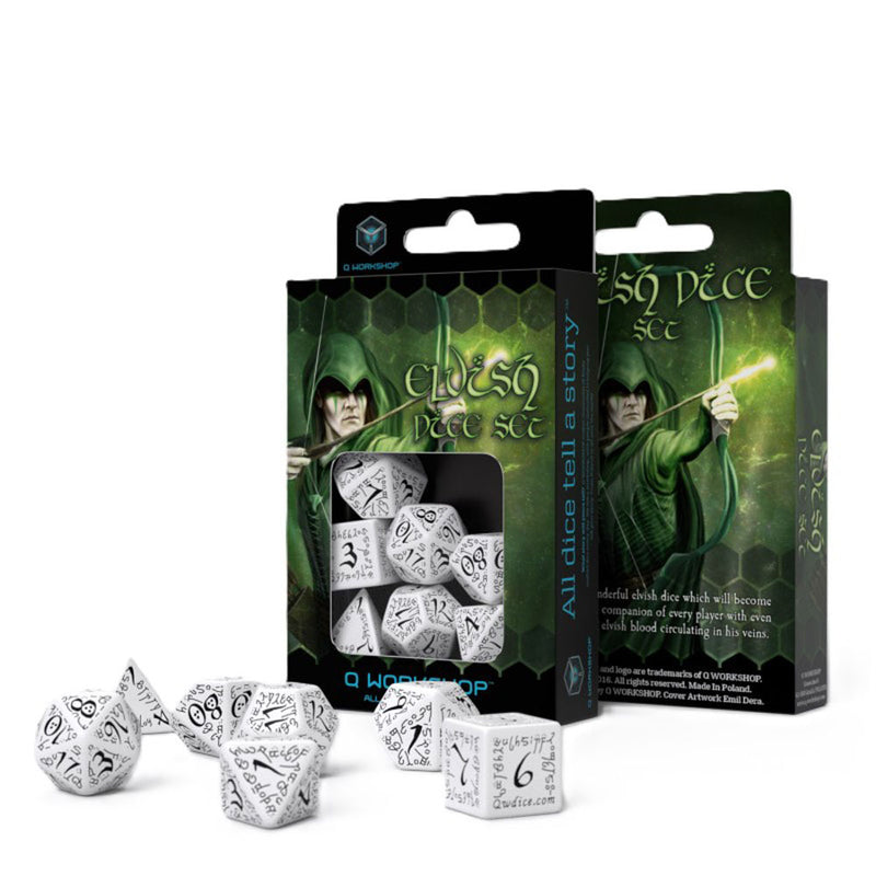 Q Workshop Elvish Dice Set 7pcs Set