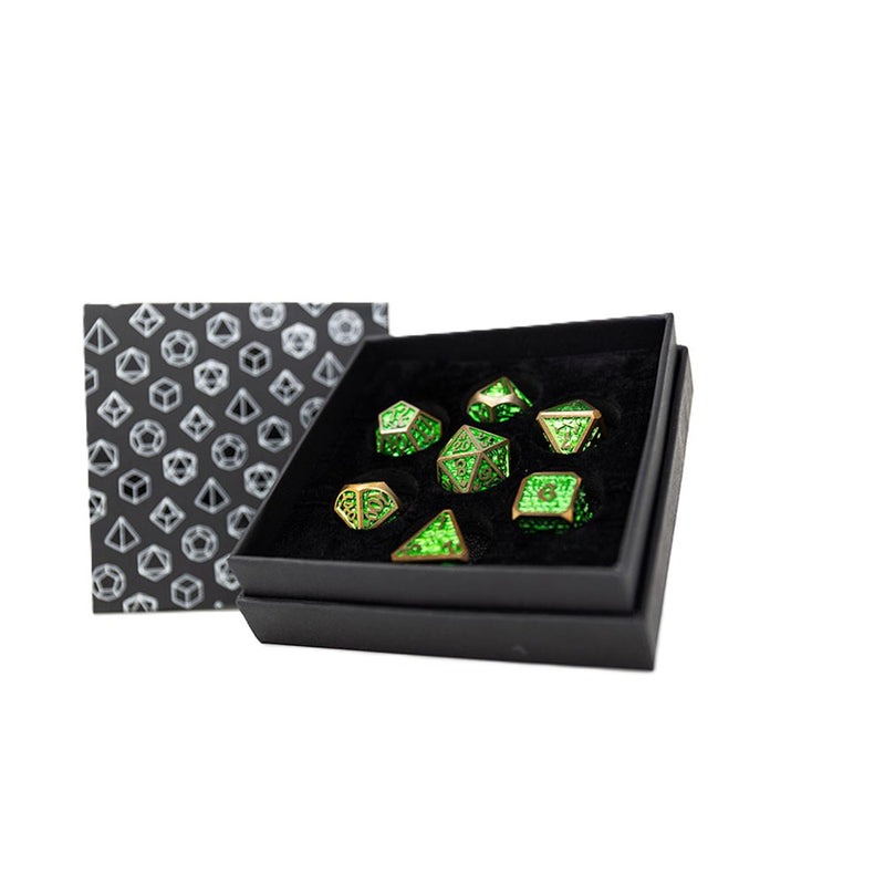 LPG metaal RPG Draco Bright Dice Set