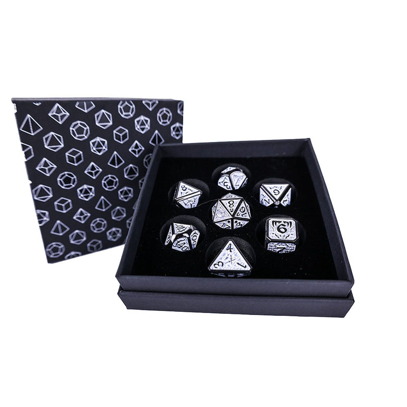 LPG metaal RPG Draco Dark Dice Set