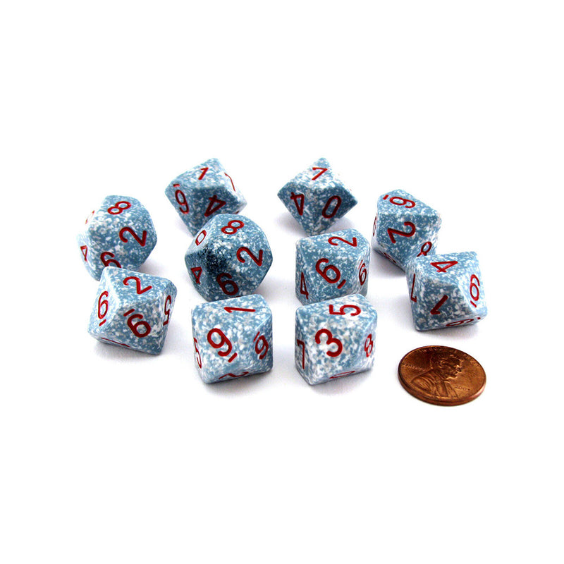 Chessex D10 Polyedrale dobbelstenen (pakket van 10)