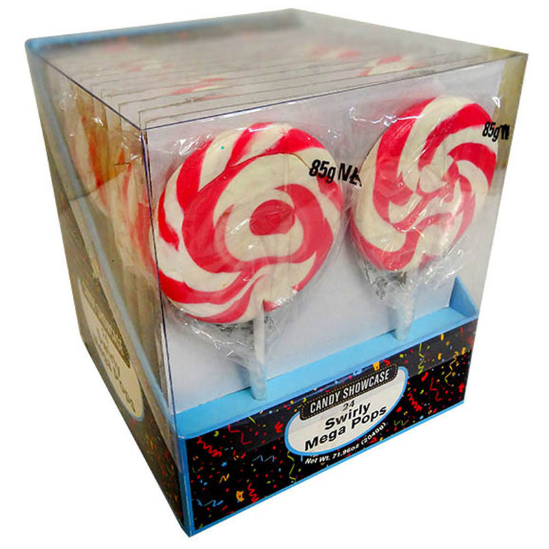 Candy Showcase Mega Swirl lolly's