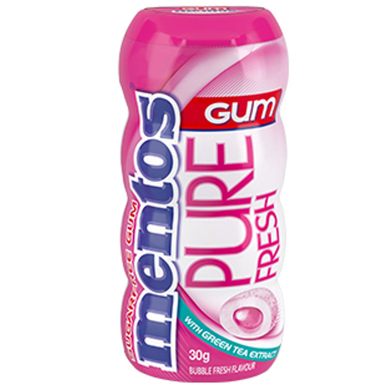  Mentos Zuckerfreier Pure Fresh Gum 30g 10Stk