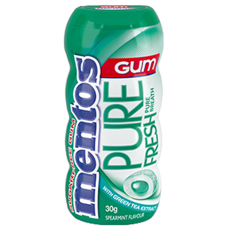  Mentos Zuckerfreier Pure Fresh Gum 30g 10Stk