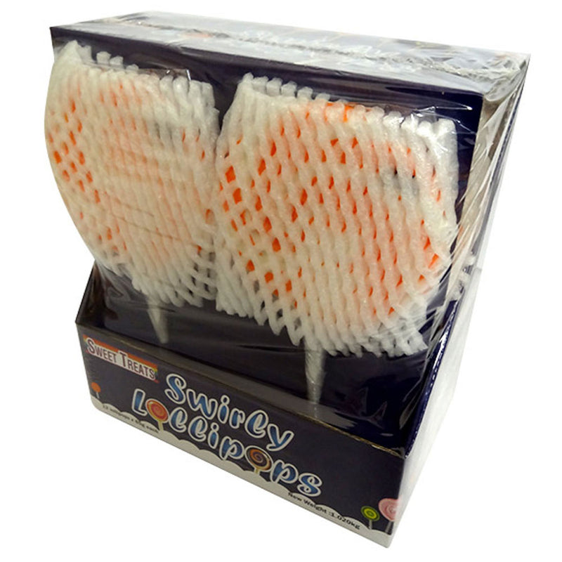 Zoete traktaties swirly lollyops (12x85g)