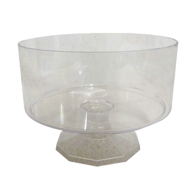 Clear Plastic Candy Buffet Trifle Jar Medium 13cm (Apx 2L)