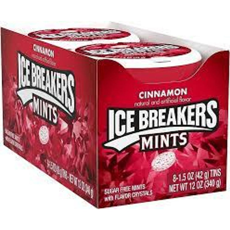 Ice Breakers Mints Cinnamon (8x42g Tins)