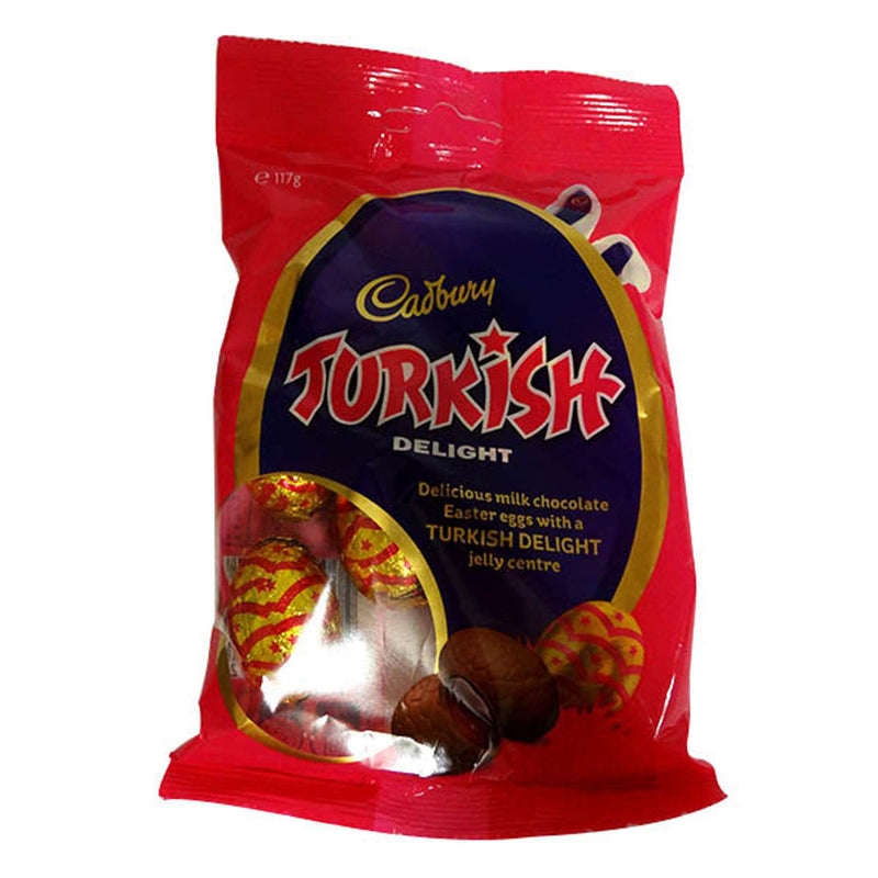 Cadbury Turkish Delight Mini Eggs 117g (Approx. 10 Egg/Bag)