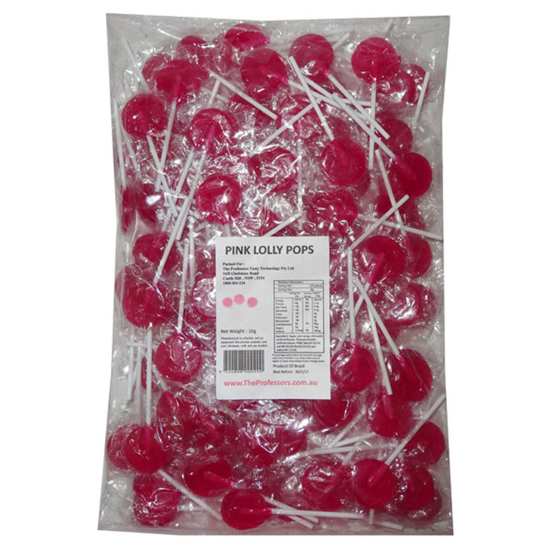 Sweet Treats Flat Pops 1kg (environ 125pc)