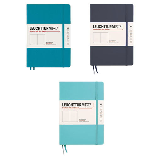 Leuchtturm Hardcover Plain Notebook A5 (Blue)