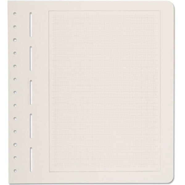 Leuchtturm Primus A Blank Grid Album Pages 50pk (Light Grey)