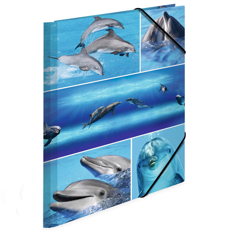 Herma Elasticated Cardboard Folder A4 Animals