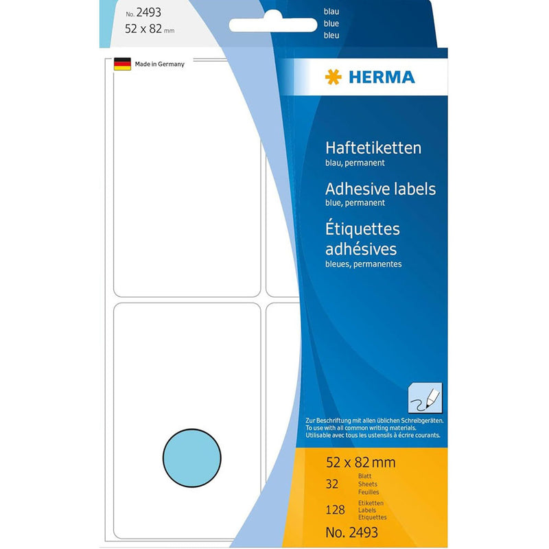 Herma Multi-Purpose Adhesive Colored Labels (Blue)