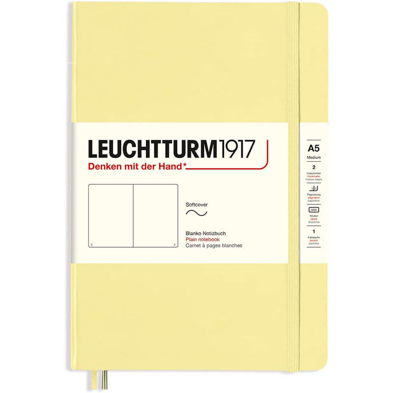 Leuchtturm Softcover Plain Notebook A5