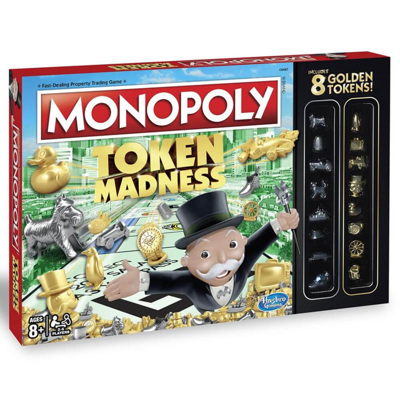  Hasbro Gaming Token Madness Monopoly-Spiel