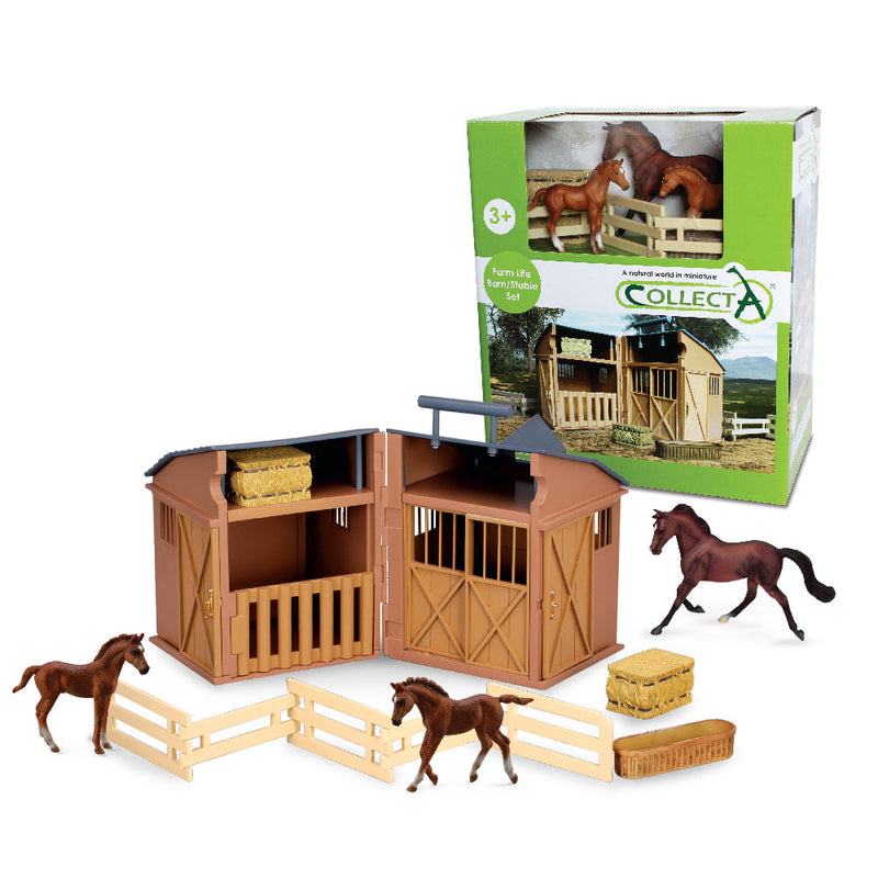 CollectA Stable Playset with Horses